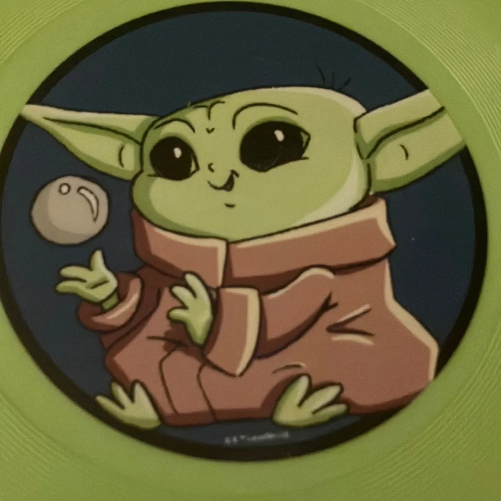 Green‎ Disney Baby Yoda Frisbee